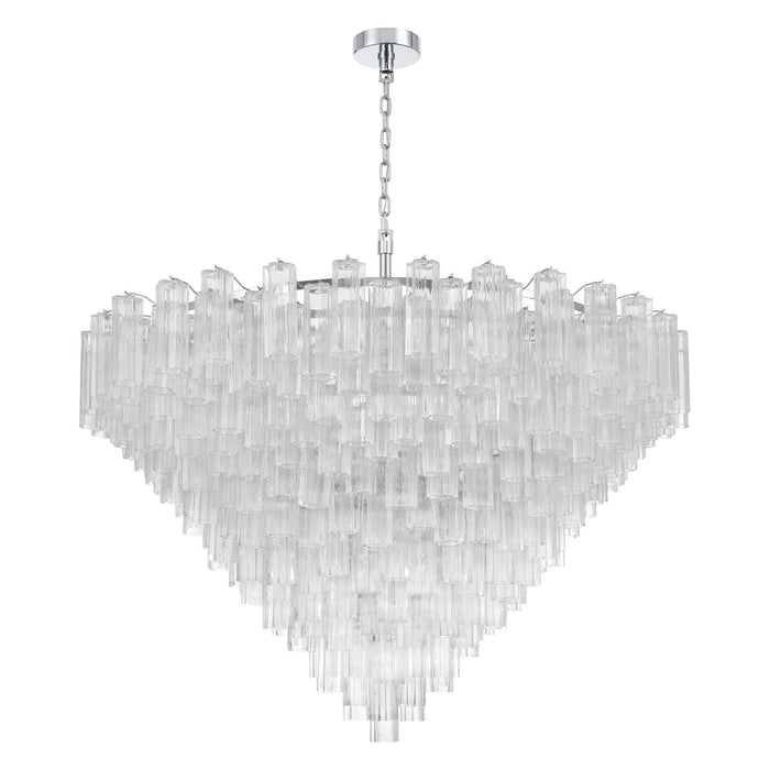 Crystorama - ADD-329-CH-CL - 40 Light Chandelier - Addis - Polished Chrome