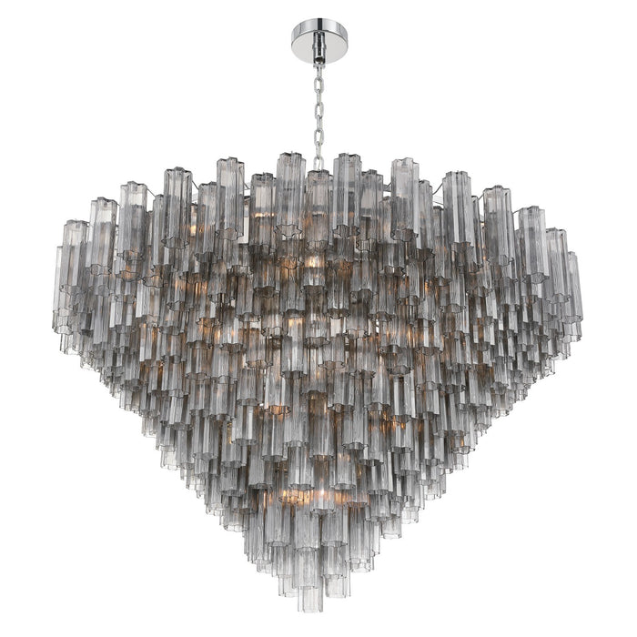 Crystorama - ADD-329-CH-SM - 40 Light Chandelier - Addis - Polished Chrome