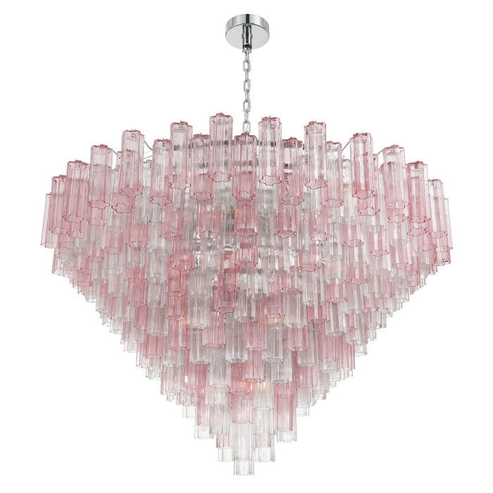 Crystorama - ADD-329-CH-SP - 40 Light Chandelier - Addis - Polished Chrome