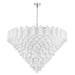 Crystorama - ADD-329-CH-WH - 40 Light Chandelier - Addis - Polished Chrome