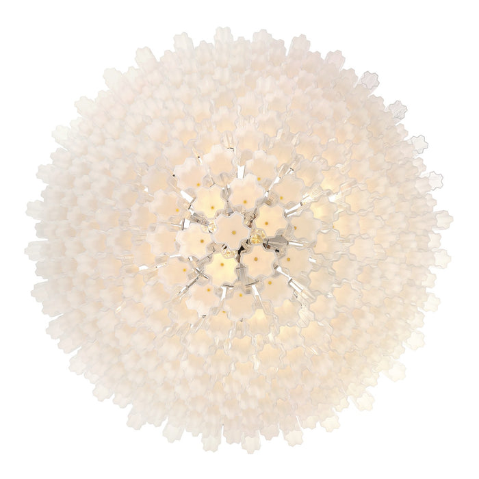 Crystorama - ADD-329-CH-WH - 40 Light Chandelier - Addis - Polished Chrome