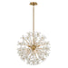 Crystorama - ADL-506-AG-CL - Six Light Chandelier - Adley - Aged Brass