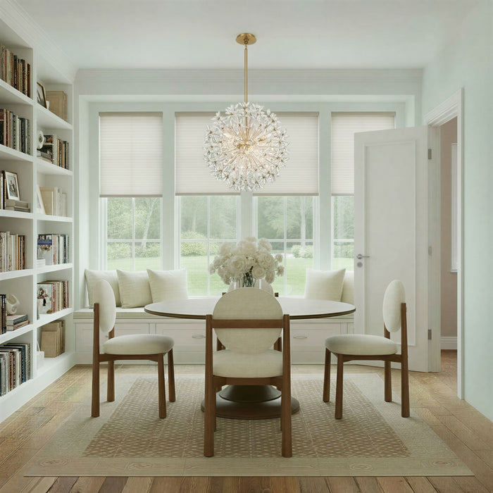 Crystorama - ADL-506-AG-CL - Six Light Chandelier - Adley - Aged Brass