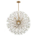 Crystorama - ADL-512-AG-CL - 12 Light Chandelier - Adley - Aged Brass