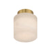 Crystorama - AME-400-AG - One Light Semi Flush Mount - Acme - Aged Brass