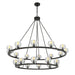 Crystorama - ARA-10268-MK - LED Chandelier - Aragon - Matte Black