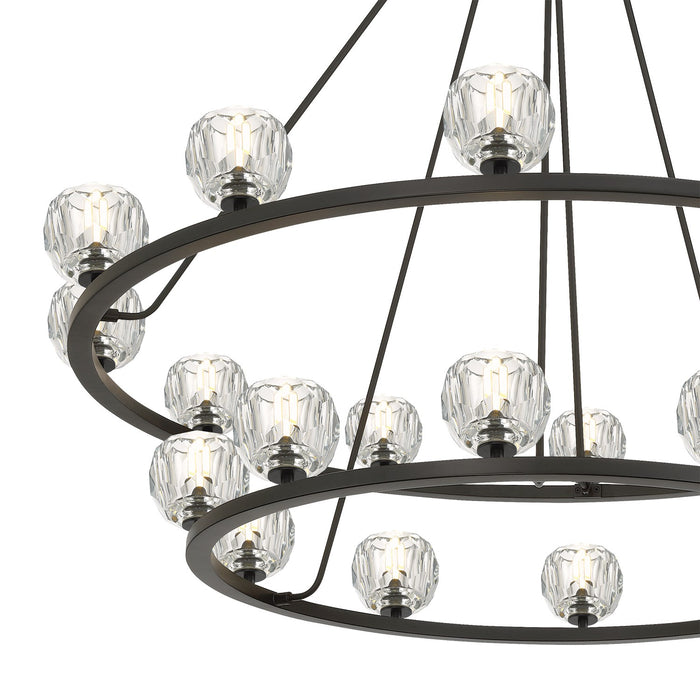 Crystorama - ARA-10268-MK - LED Chandelier - Aragon - Matte Black