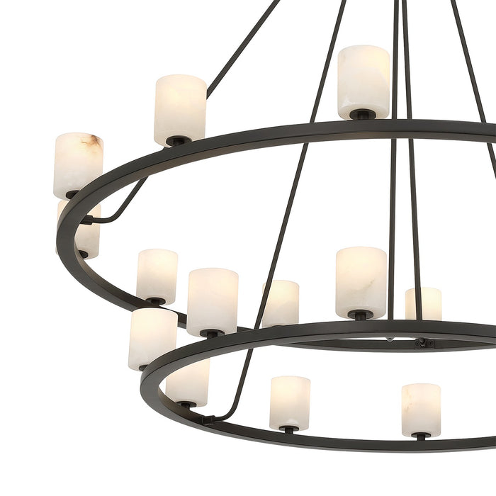 Crystorama - ARA-10268-MK-ST - LED Chandelier - Aragon - Matte Black