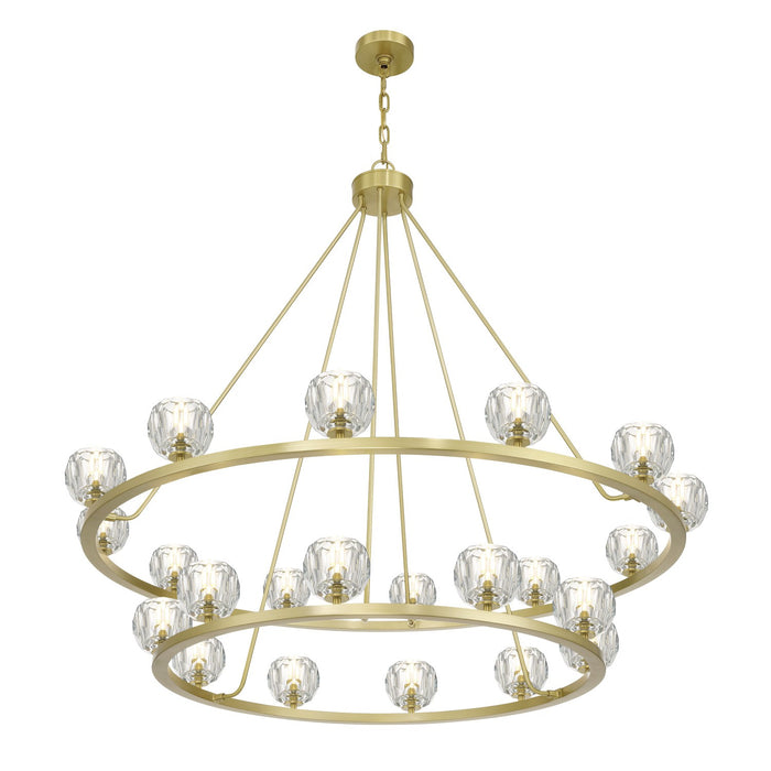 Crystorama - ARA-10268-SB - LED Chandelier - Aragon - Soft Brass