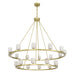 Crystorama - ARA-10268-SB-ST - LED Chandelier - Aragon - Soft Brass