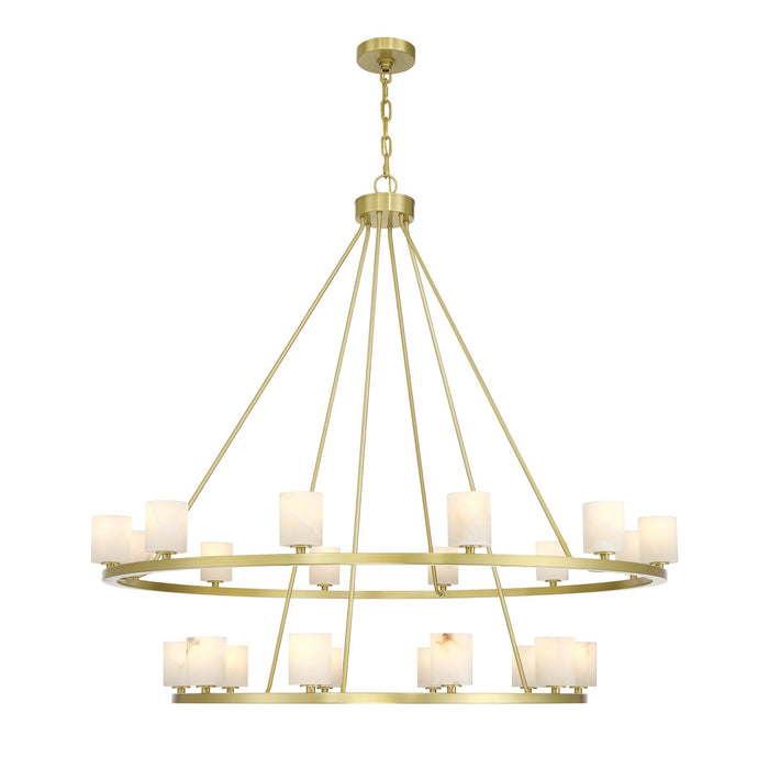 Crystorama - ARA-10268-SB-ST - LED Chandelier - Aragon - Soft Brass