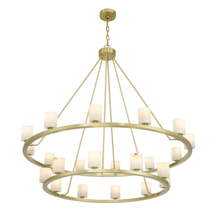 Crystorama - ARA-10268-SB-ST - LED Chandelier - Aragon - Soft Brass