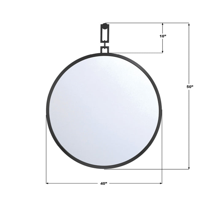 Crystorama - AST-M860-MK - Mirror - Alston - Matte Black