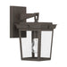 Crystorama - BEL-A8061-TZ - One Light Outdoor Wall Sconce - Belmont - Twilight Bronze
