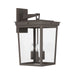 Crystorama - BEL-A8063-TZ - Three Light Outdoor Wall Sconce - Belmont - Twilight Bronze