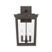 Crystorama - BEL-A8063-TZ - Three Light Outdoor Wall Sconce - Belmont - Twilight Bronze