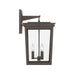 Crystorama - BEL-A8063-TZ - Three Light Outdoor Wall Sconce - Belmont - Twilight Bronze