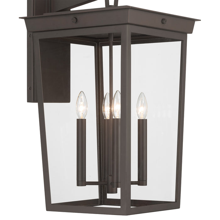 Crystorama - BEL-A8064-TZ - Four Light Outdoor Wall Sconce - Belmont - Twilight Bronze