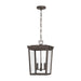 Crystorama - BEL-A8065-TZ - Three Light Outdoor Pendant - Belmont - Twilight Bronze