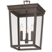 Crystorama - BEL-A8065-TZ - Three Light Outdoor Pendant - Belmont - Twilight Bronze