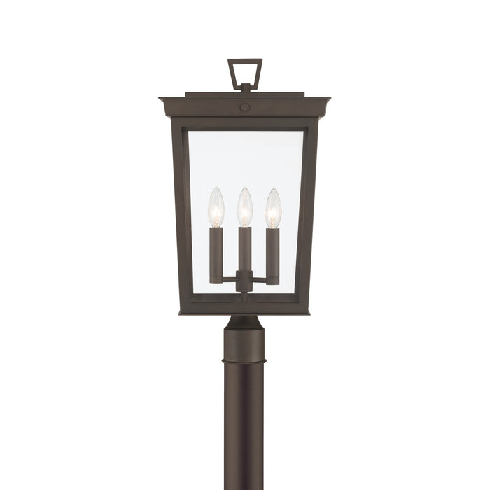 Crystorama - BEL-A8069-TZ - Three Light Outdoor Post Mount - Belmont - Twilight Bronze