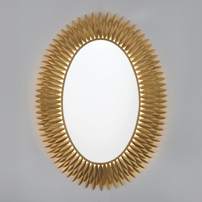 Crystorama - BRH-M500-GA - LED Mirror - Broche - Antique Gold