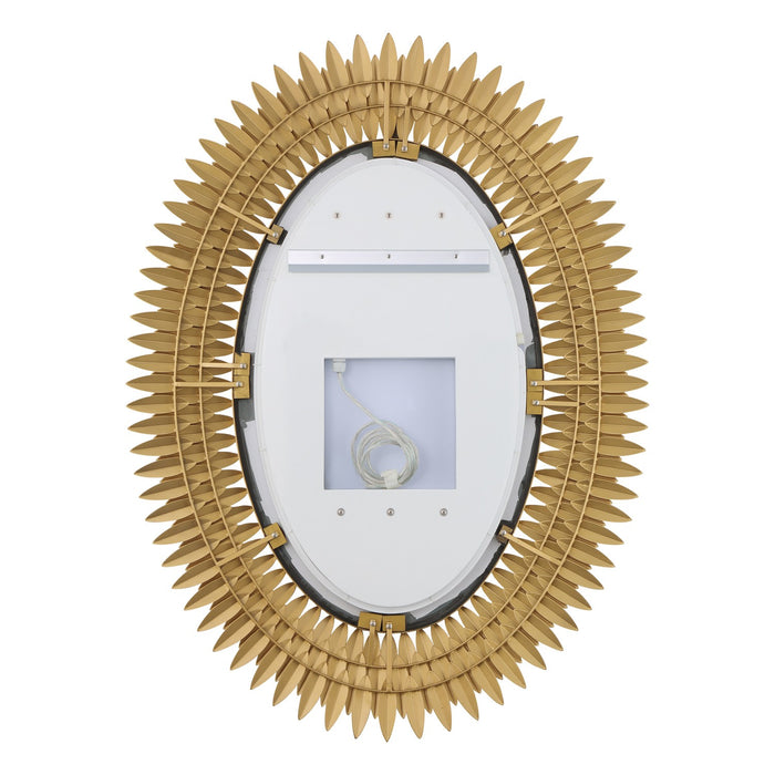 Crystorama - BRH-M500-GA - LED Mirror - Broche - Antique Gold