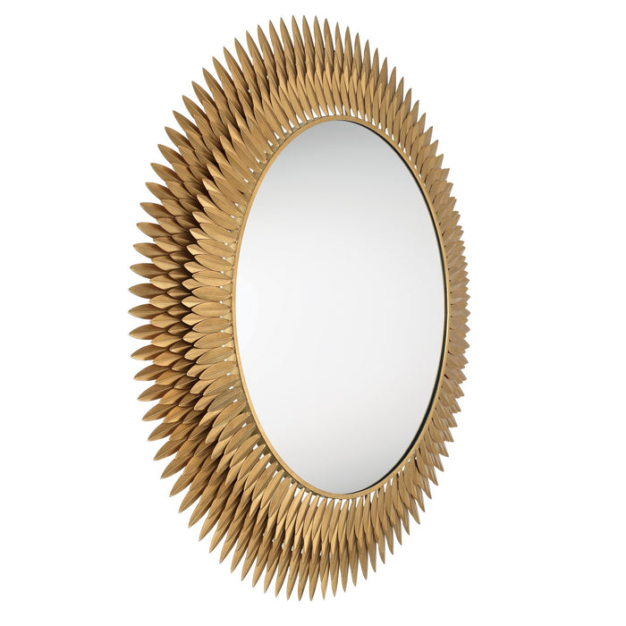 Crystorama - BRH-M546-GA - Mirror - Broche - Antique Gold