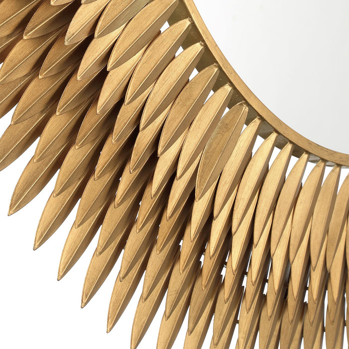 Crystorama - BRH-M546-GA - Mirror - Broche - Antique Gold