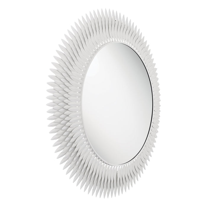 Crystorama - BRH-M546-MT - Mirror - Broche - Matte White