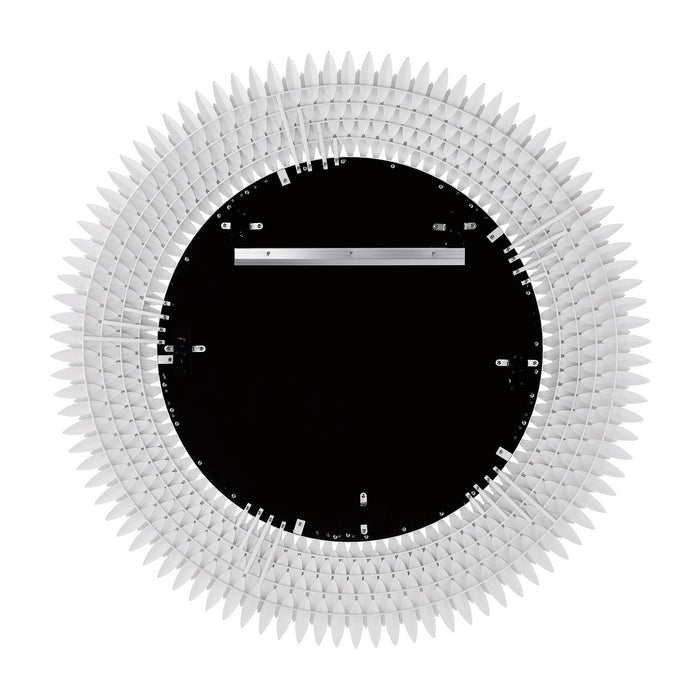 Crystorama - BRH-M546-MT - Mirror - Broche - Matte White