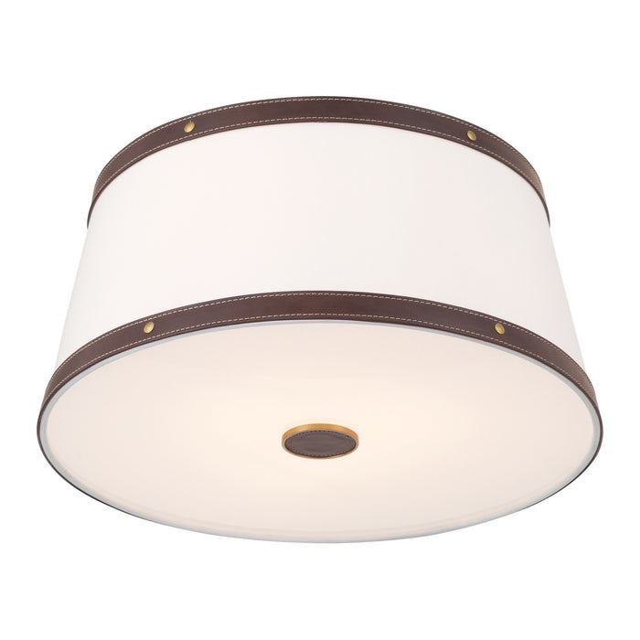 Crystorama - CAL-2400-LG - Three Light Flush Mount - Callahan - Luxe Gold