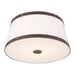 Crystorama - CAL-2400-LG - Three Light Flush Mount - Callahan - Luxe Gold