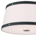 Crystorama - CAL-2400-PN - Three Light Flush Mount - Callahan - Polished Nickel