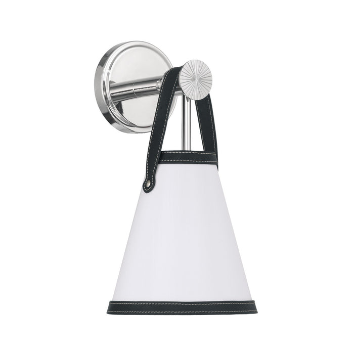 Crystorama - CAL-2401-PN - One Light Wall Sconce - Callahan - Polished Nickel