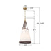 Crystorama - CAL-2404-LG - Three Light Pendant - Callahan - Luxe Gold