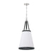 Crystorama - CAL-2404-PN - Three Light Pendant - Callahan - Polished Nickel