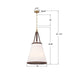 Crystorama - CAL-2405-LG - Four Light Pendant - Callahan - Luxe Gold