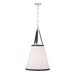 Crystorama - CAL-2405-PN - Four Light Pendant - Callahan - Polished Nickel