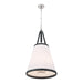 Crystorama - CAL-2405-PN - Four Light Pendant - Callahan - Polished Nickel