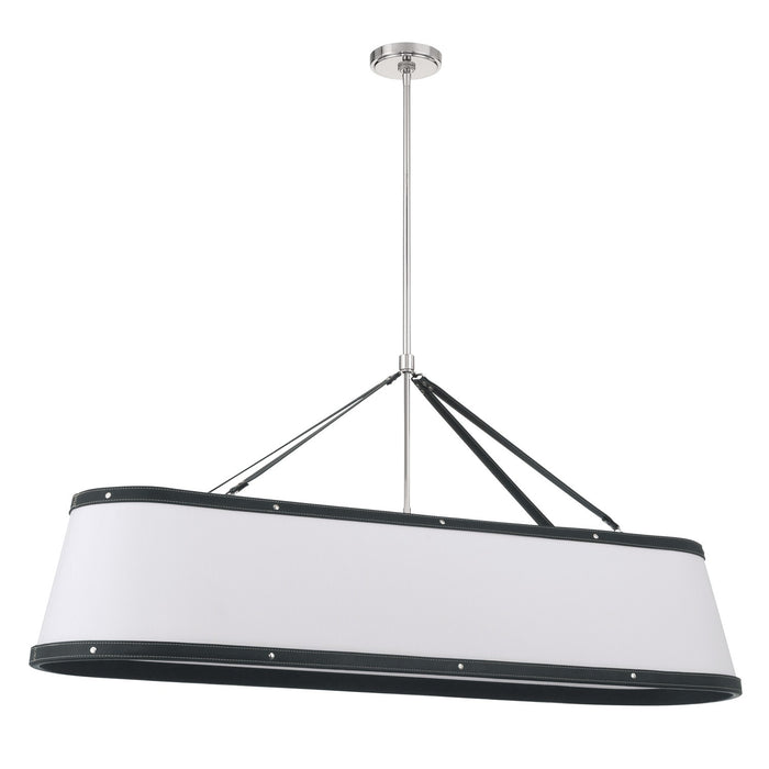 Crystorama - CAL-2407-PN - Six Light Chandelier - Callahan - Polished Nickel