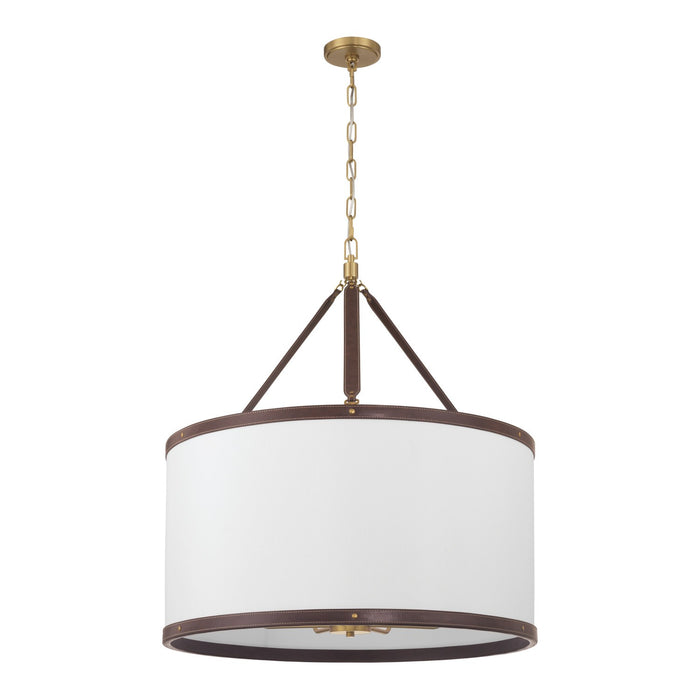 Crystorama - CAL-2408-LG - Eight Light Pendant - Callahan - Luxe Gold