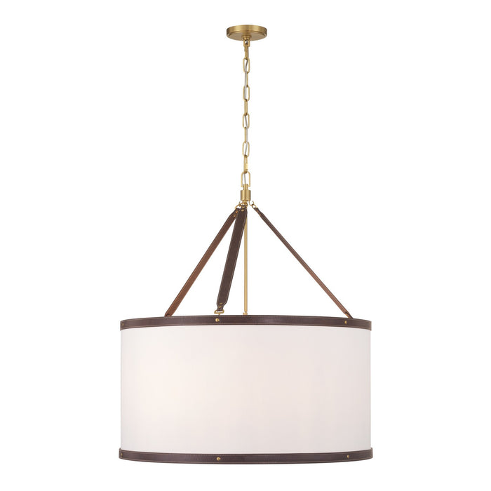 Crystorama - CAL-2408-LG - Eight Light Pendant - Callahan - Luxe Gold