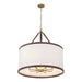 Crystorama - CAL-2408-LG - Eight Light Pendant - Callahan - Luxe Gold