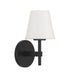 Crystorama - COL-201-BK - One Light Wall Sconce - Colton - Black