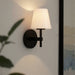 Crystorama - COL-201-BK - One Light Wall Sconce - Colton - Black