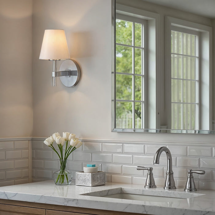 Crystorama - COL-201-CH - One Light Wall Sconce - Colton - Polished Chrome