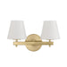 Crystorama - COL-202-VG - Two Light Wall Sconce - Colton - Vibrant Gold
