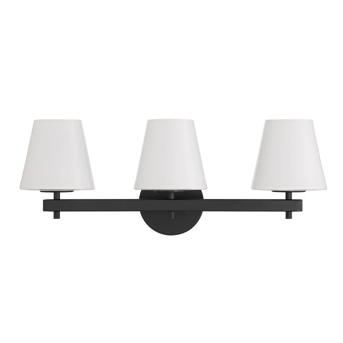 Crystorama - COL-203-BK - Three Light Bath - Colton - Black