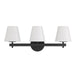 Crystorama - COL-203-BK - Three Light Bath - Colton - Black
